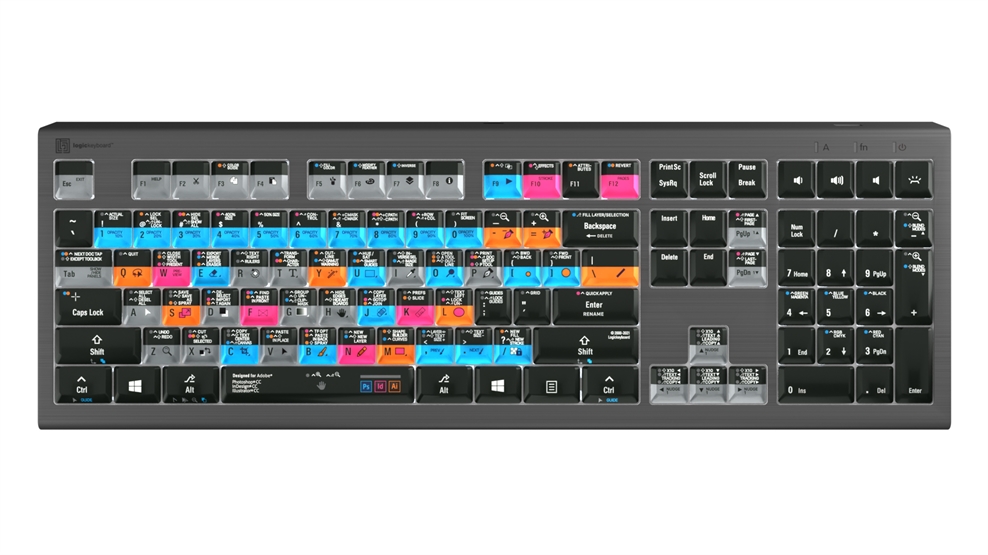 Logickeyboard Adobe Photoshop Shortcut Astra2 Mac Keyboard